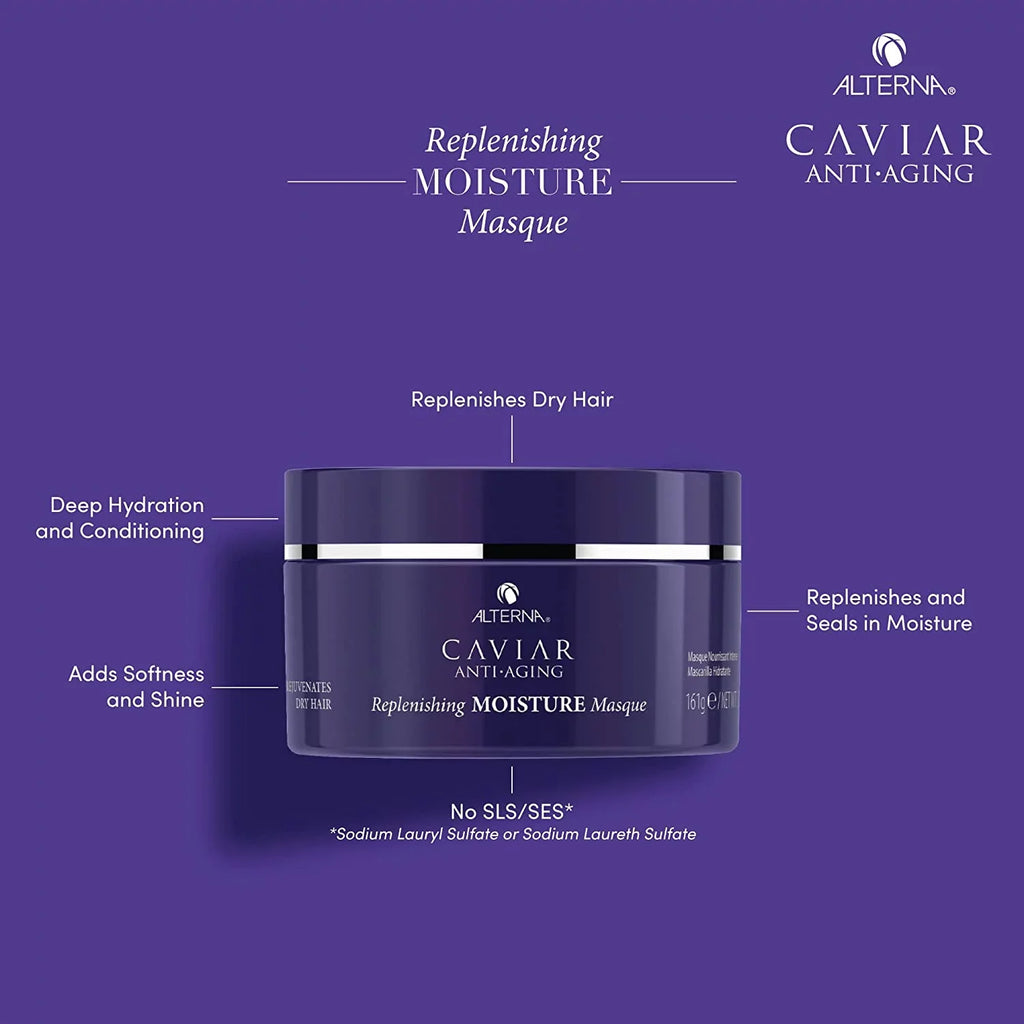 Oz 5.7 Masque, Moisture Alterna Anti-Aging Hair Caviar Replenishing