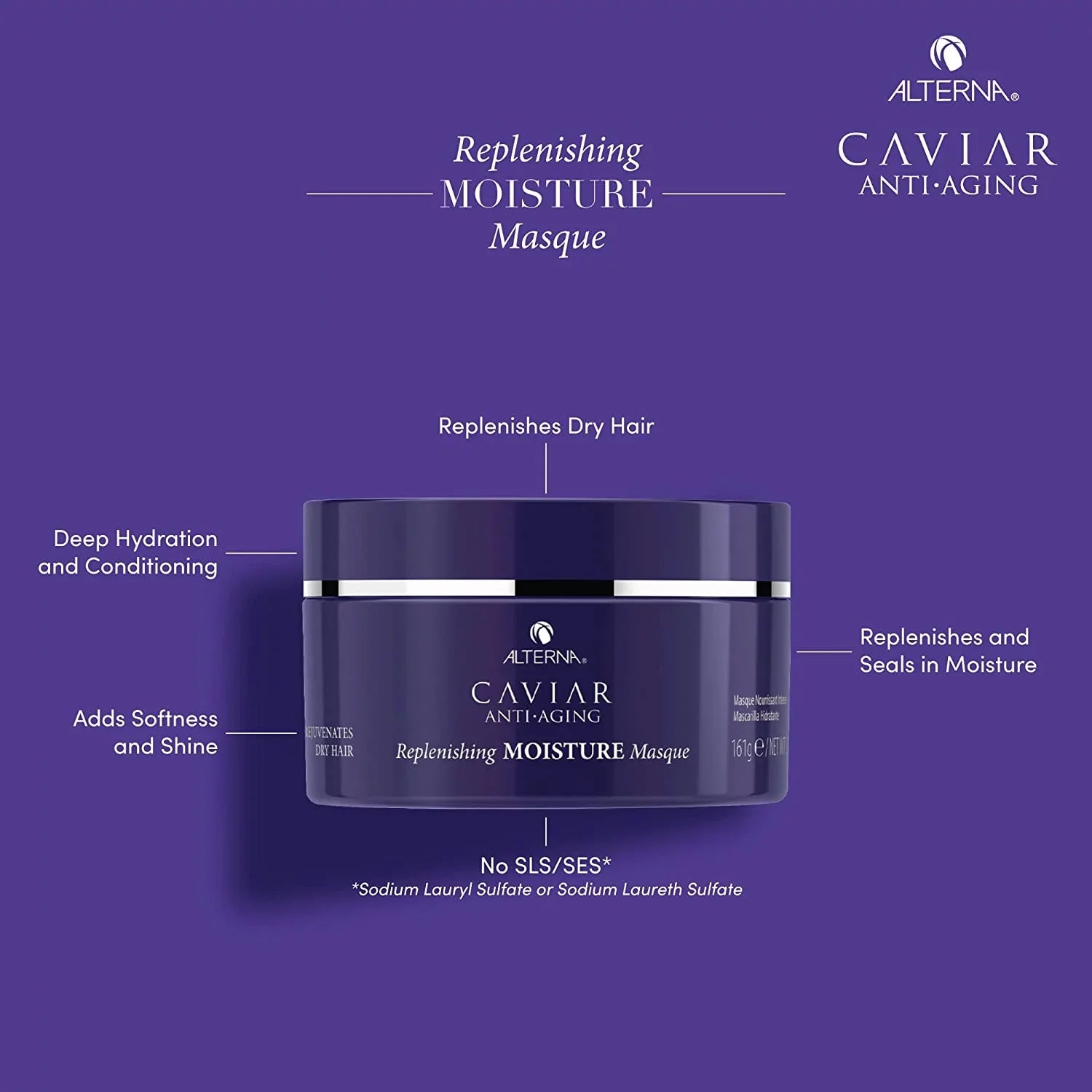 Oz 5.7 Masque, Moisture Alterna Anti-Aging Hair Caviar Replenishing