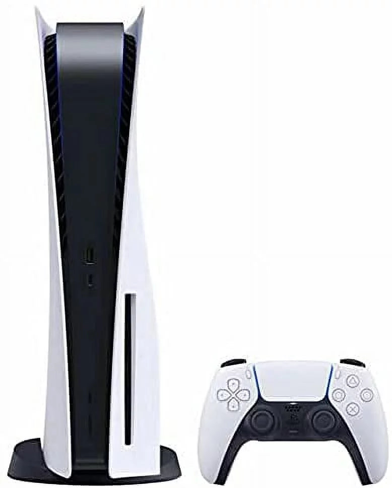 Gaming Extra Charging Station Console (Disc Version) Bundle Controller TEC Dual with PlayStation_PS5 Plus One