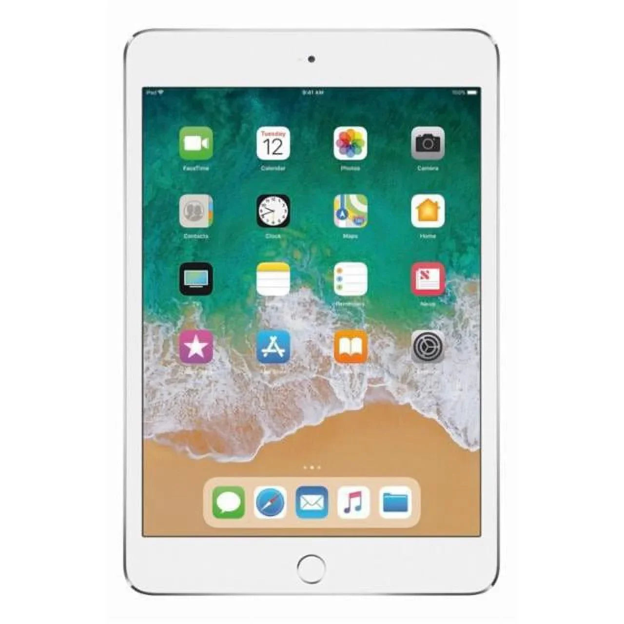 Wi-Fi Mini (Refurbished) 128GB Silver 4 MK9P2LL/A iPad Restored