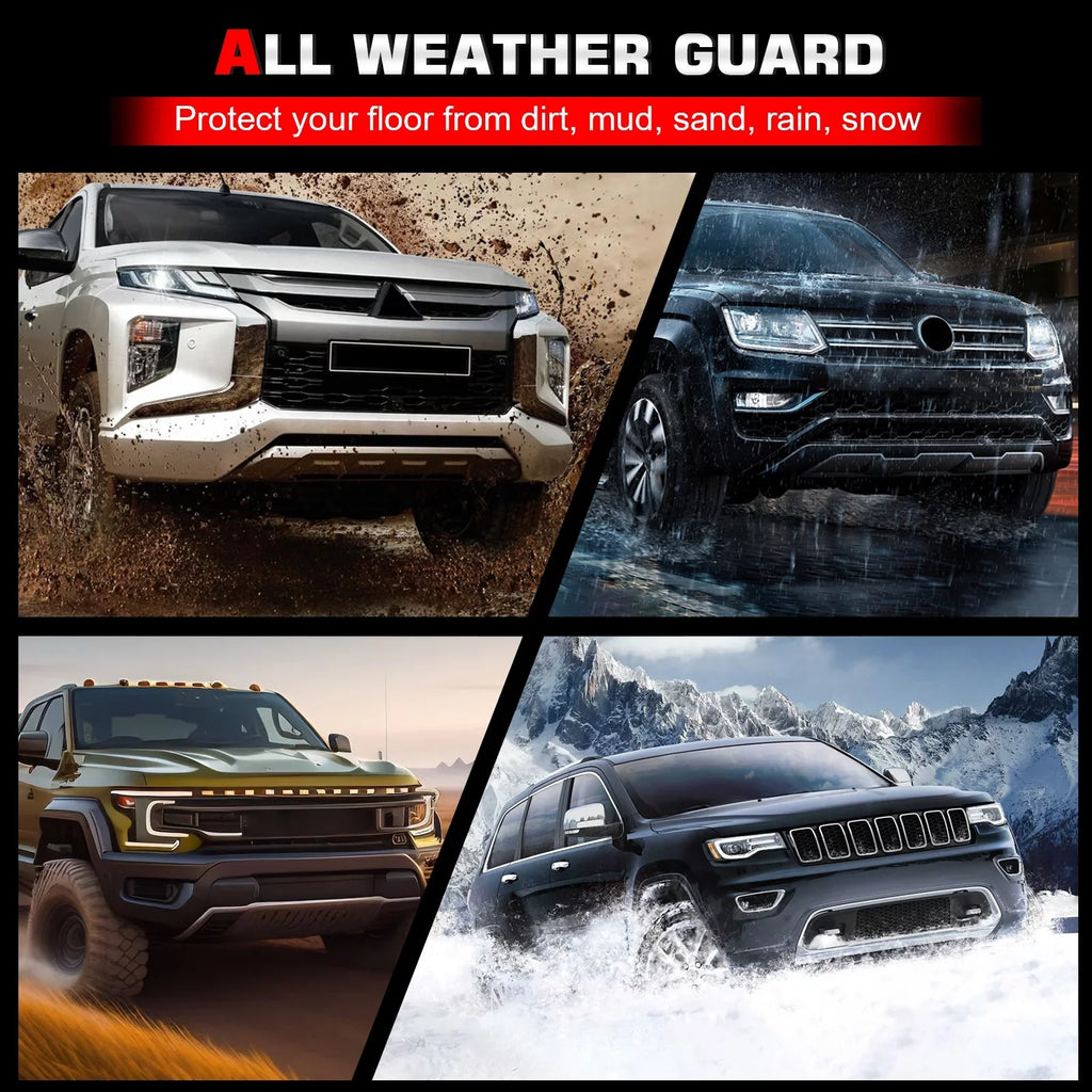 4-Door, Mat Boot Rear Trunk Pad All With Cover Ikon Liner Molded Compatible Car Motorsports 3D Bronco 2021-2023 Cargo climate Protector Black TPE Auto