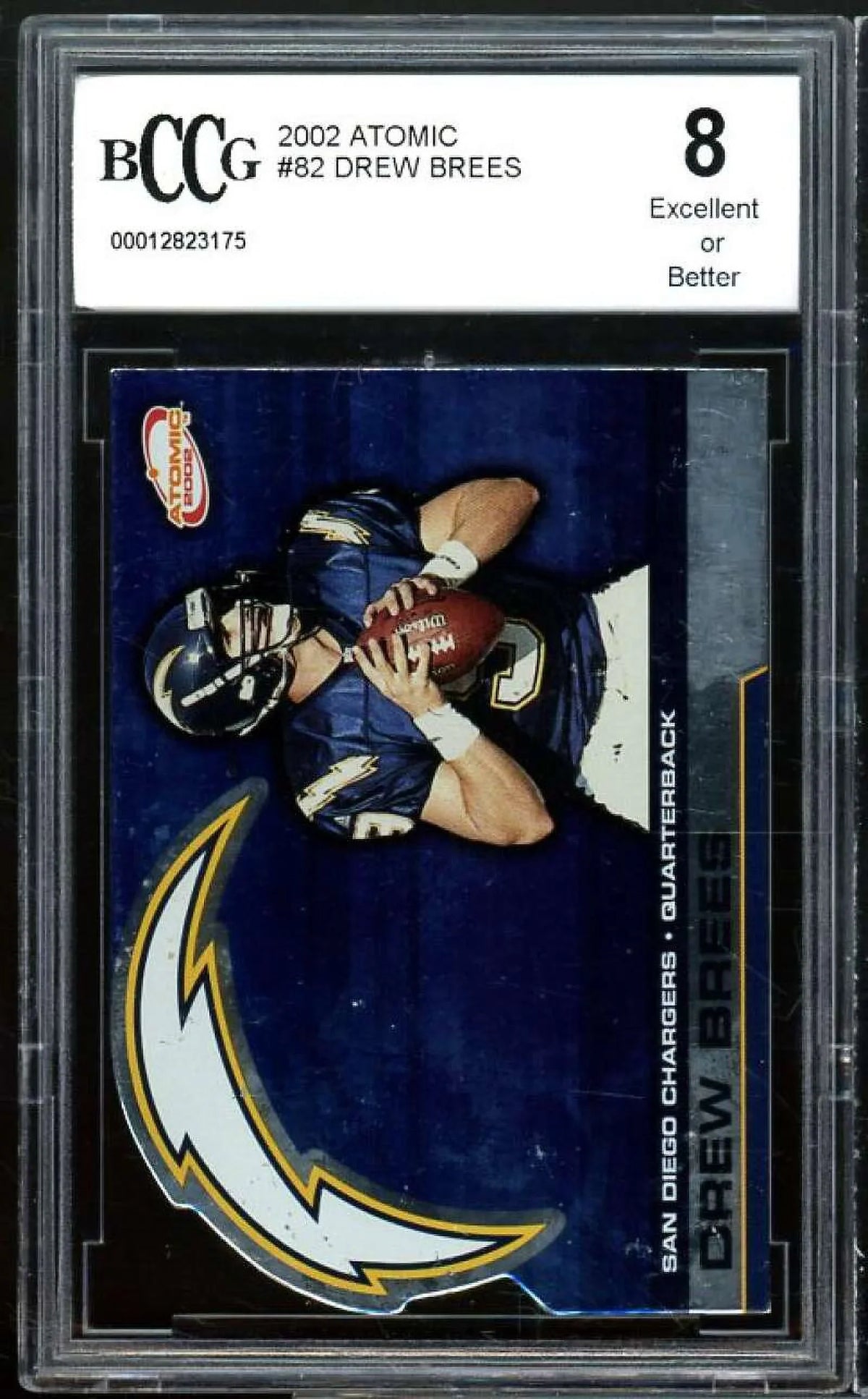 #82 8 Card Drew BGS Atomic Brees BCCG Excellent+ 2002