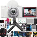 with White ZV-1F & Camera 4K Content Vloggers Vlog Creators Bundle ZV-1F/W 20.1MP for Video and