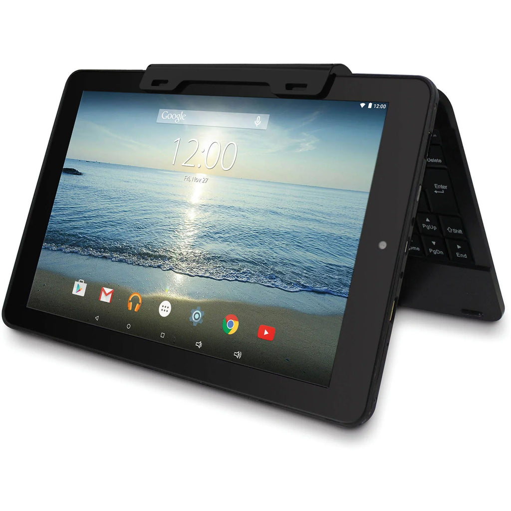 Refurbished 10" Black 2-in-1 RCT6303W87DK 5.0 32GB Quad RCA Core Tablet Android Viking Pro