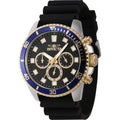 Men Dial Pro Diver Quartz Invicta Watch Black Chronograph 46121