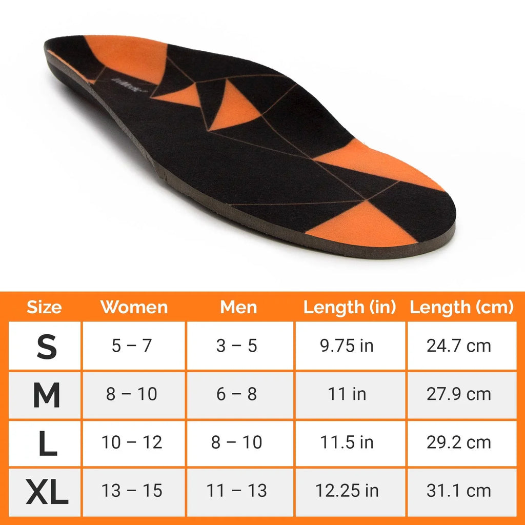 Insoles Support by Sole Powersole Fasciitis Work Day, Feet - Men, Medium and for Standing truMedic Comfort Inserts Your for Boots, to Plantar Shoe for Inserts Orthotic and Women Sneakers All