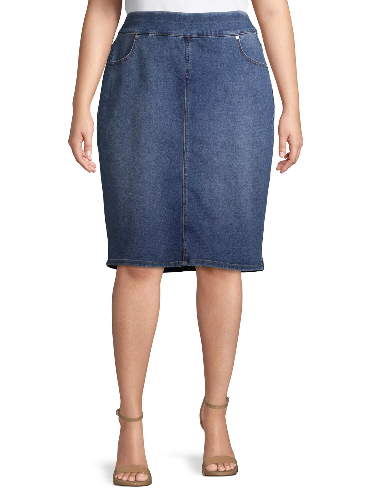 Skirt Denim dimension Plus Pull-On Alivia Women's