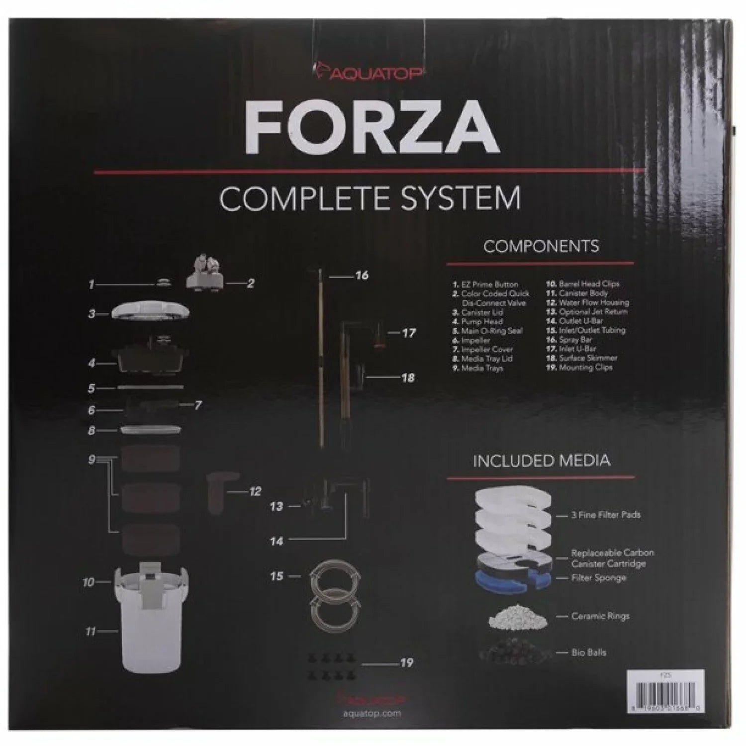 Canister Unisex Aquatop Fz4 Filter
