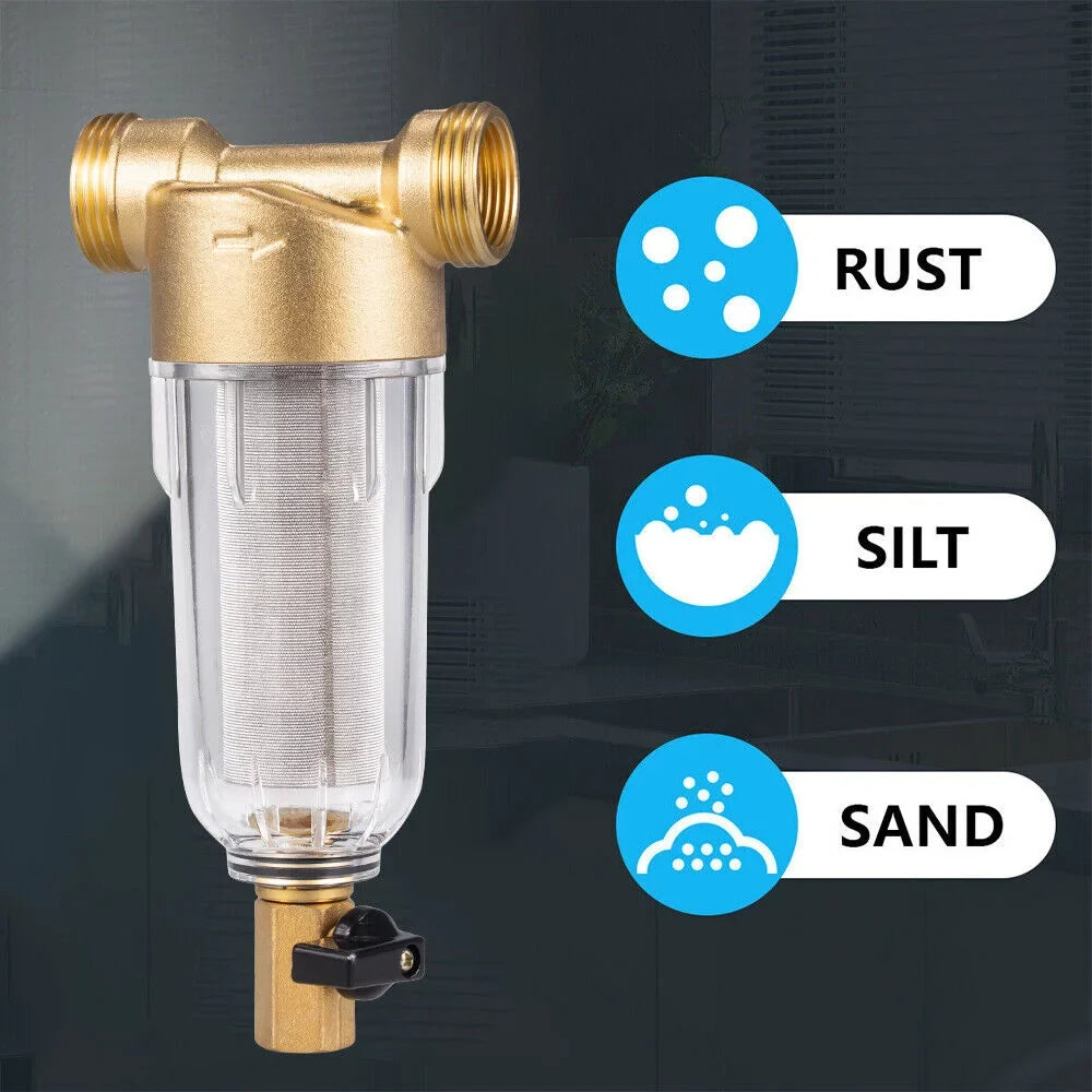 System House Filter Pre-Filter Sediment sewage Whole liquid Down Reusable Spin