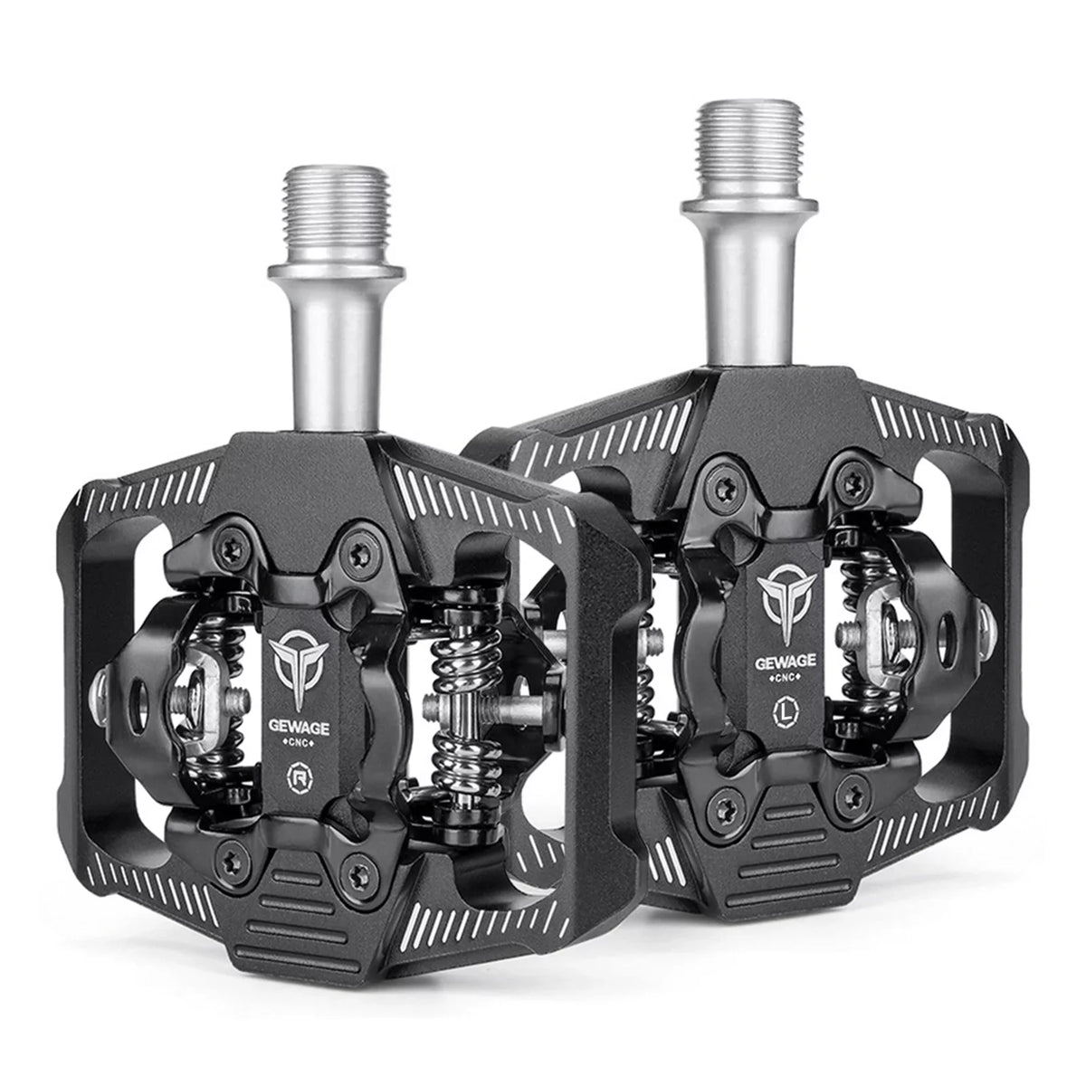 Pedals MTB Clip Efficient Transfer Pedals Sided Optimal with Double for Cleats