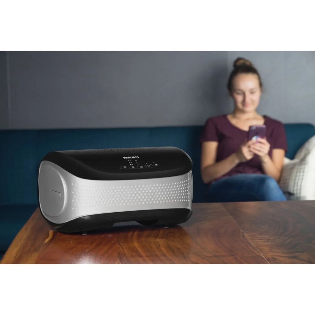 '- Purifier AP-DT10 429 - HoMedics Desktop Air Sq. ft. HEPA, (Black) - TotalClean Black Ionizer