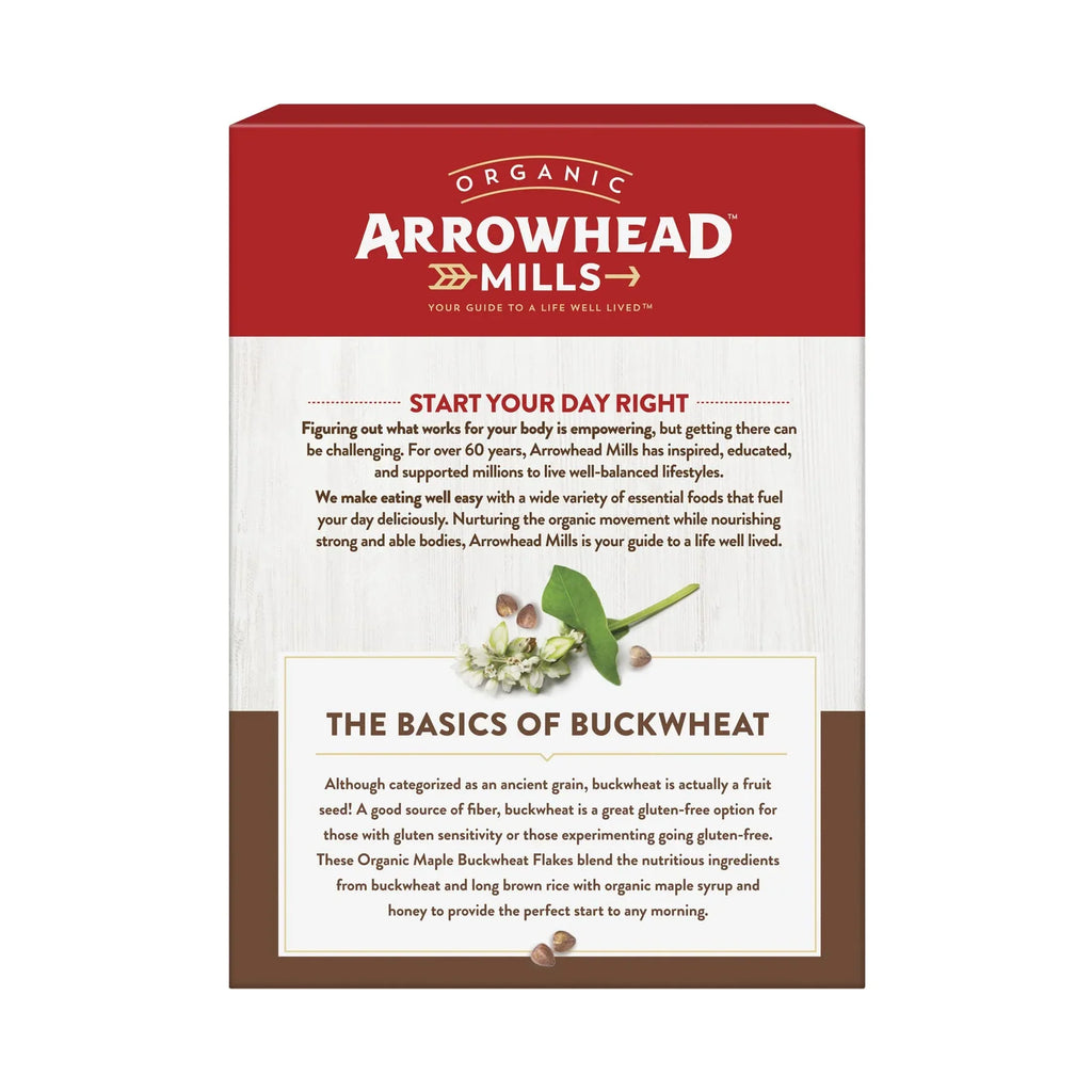 Organic 10 Gluten-Free Maple Arrowhead - oz Flakes Buckwheat Mills