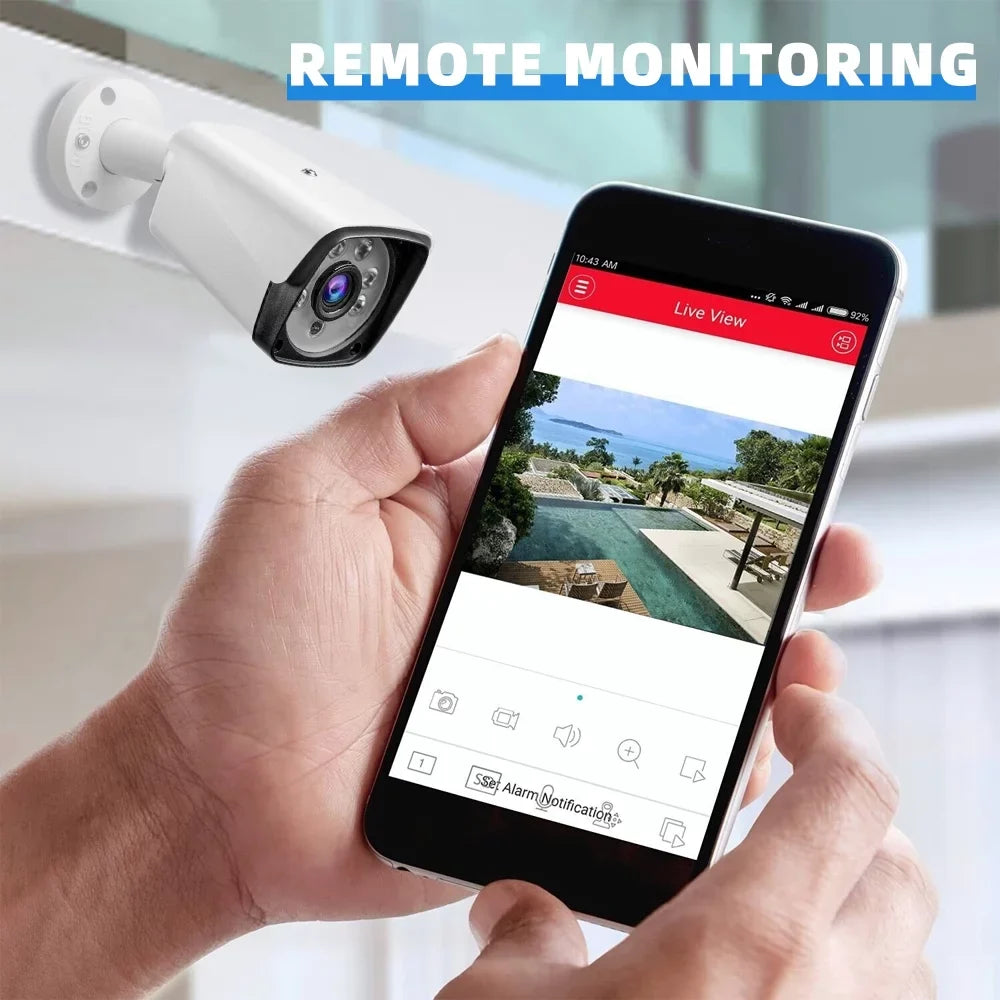 4pcs HD with Home Wireless Systems System Security 1080P Security 4CH Cameras Camera Full Wireless,DFITO