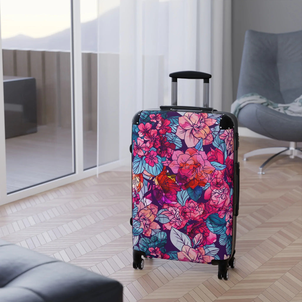 Suitcase Red, | Bloomwave Pink, Navy, Hardshell | | Floral White