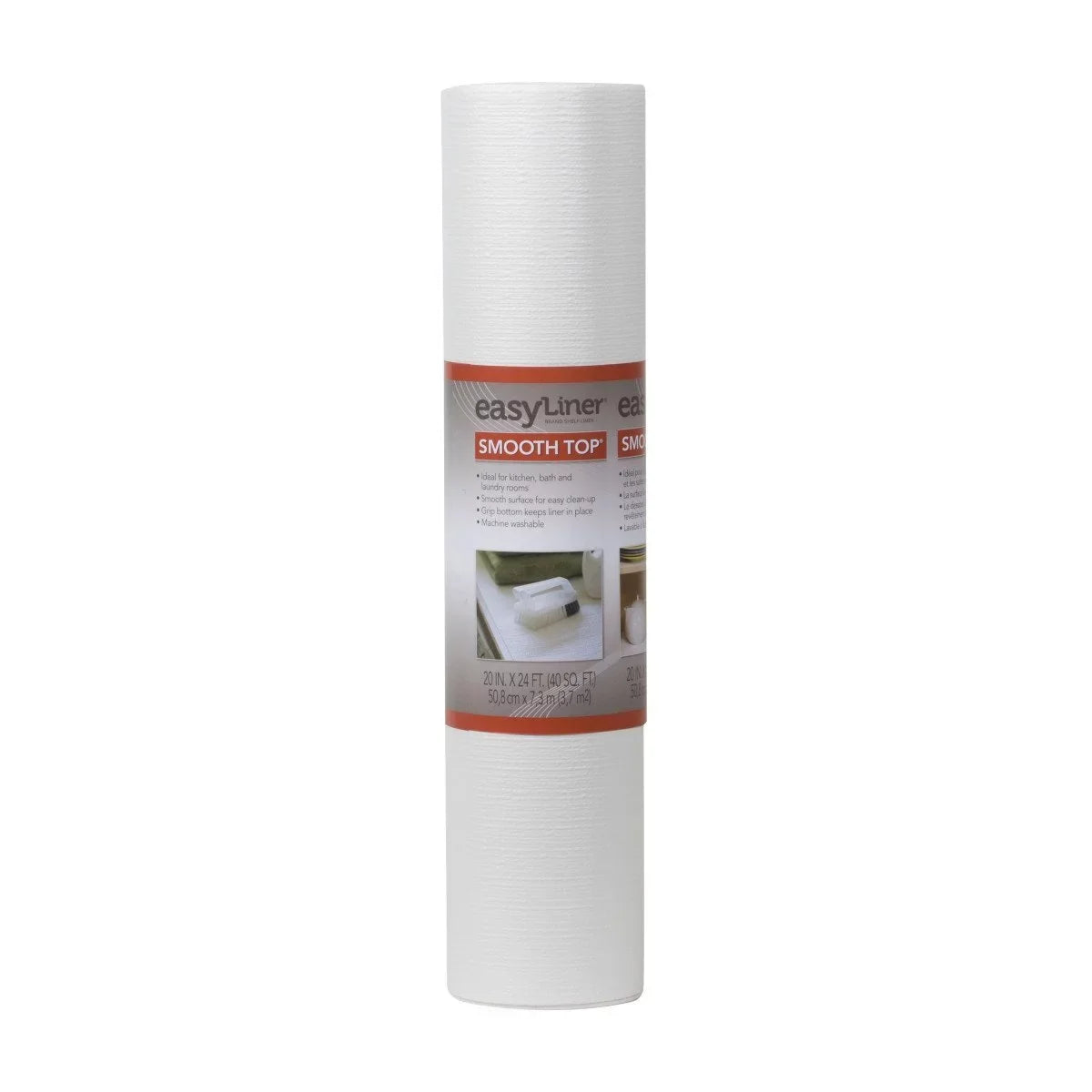 ft. Liner, Count Top in. 281872 x Shelf 2 24 Easy White, Non-Adhesive 20 Smooth Duck