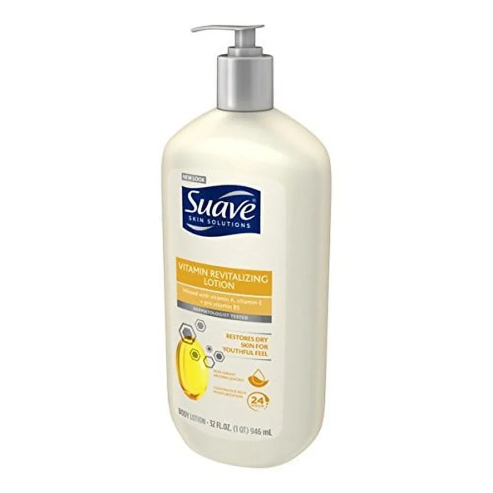 Oz, Revitalizing 1 Lotion 32 Pack Vitamin E, With Solutions Suave Of Body Fl Skin