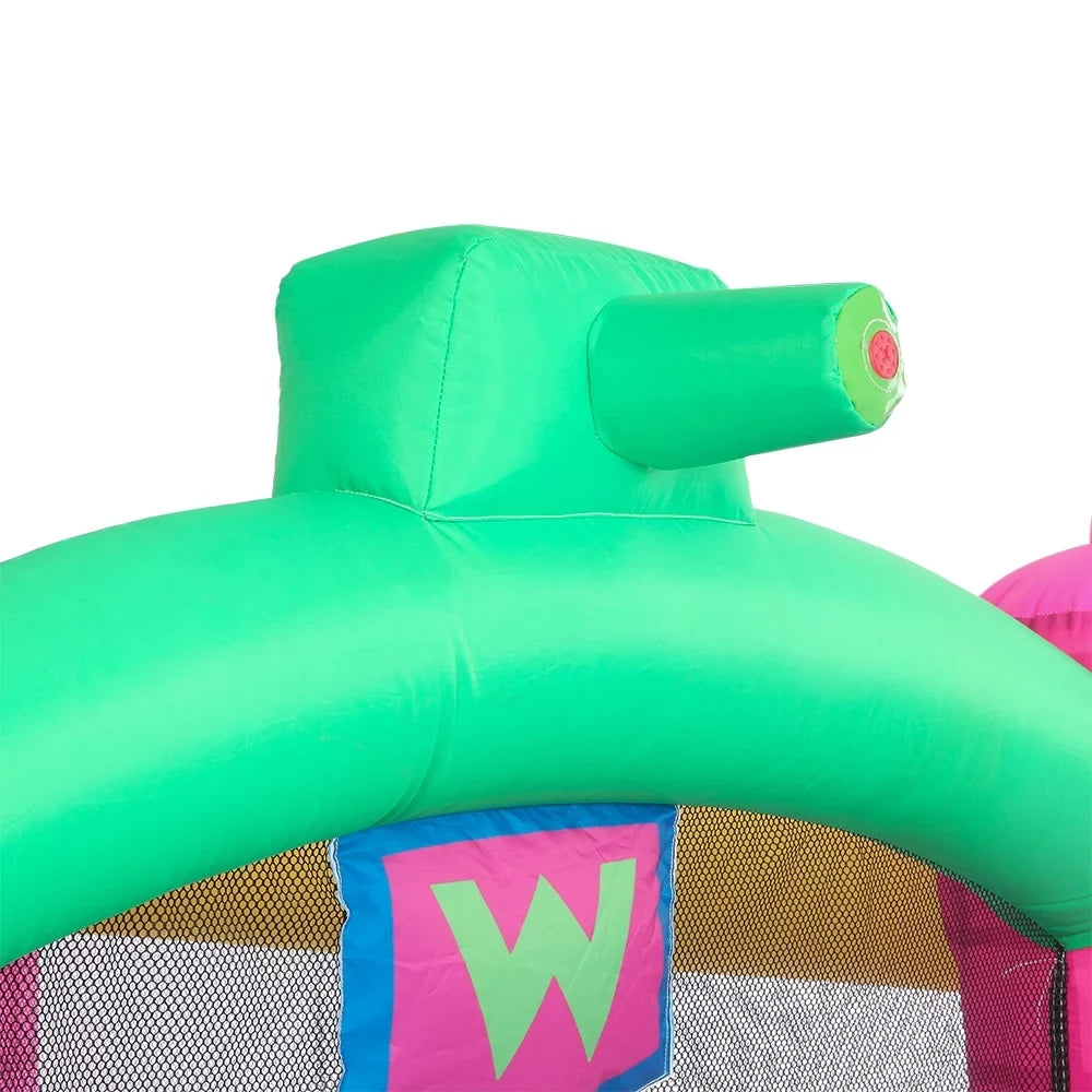 Bounce SalonMore House & Inflatable Slide liquid Splash,Multi-color Tank with Blower,Pool &