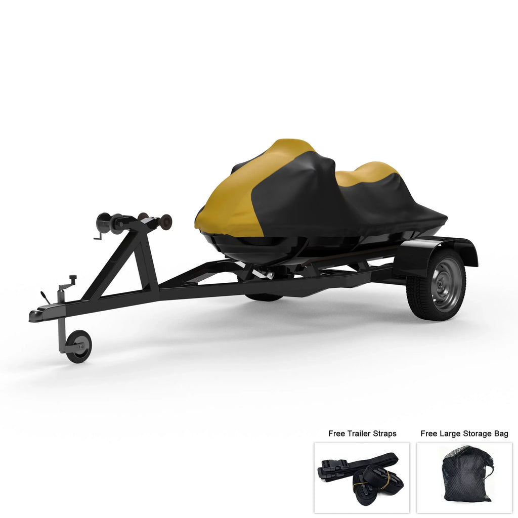Jet - Bag Ski Storage Trailerable from SUV1200 Protects Color - Black 2000-2003 UV Cover And And Sun, / climate Includes Trailer - YAMAHA Rain, For Rays, - All Straps More! Weatherproof YELLOW
