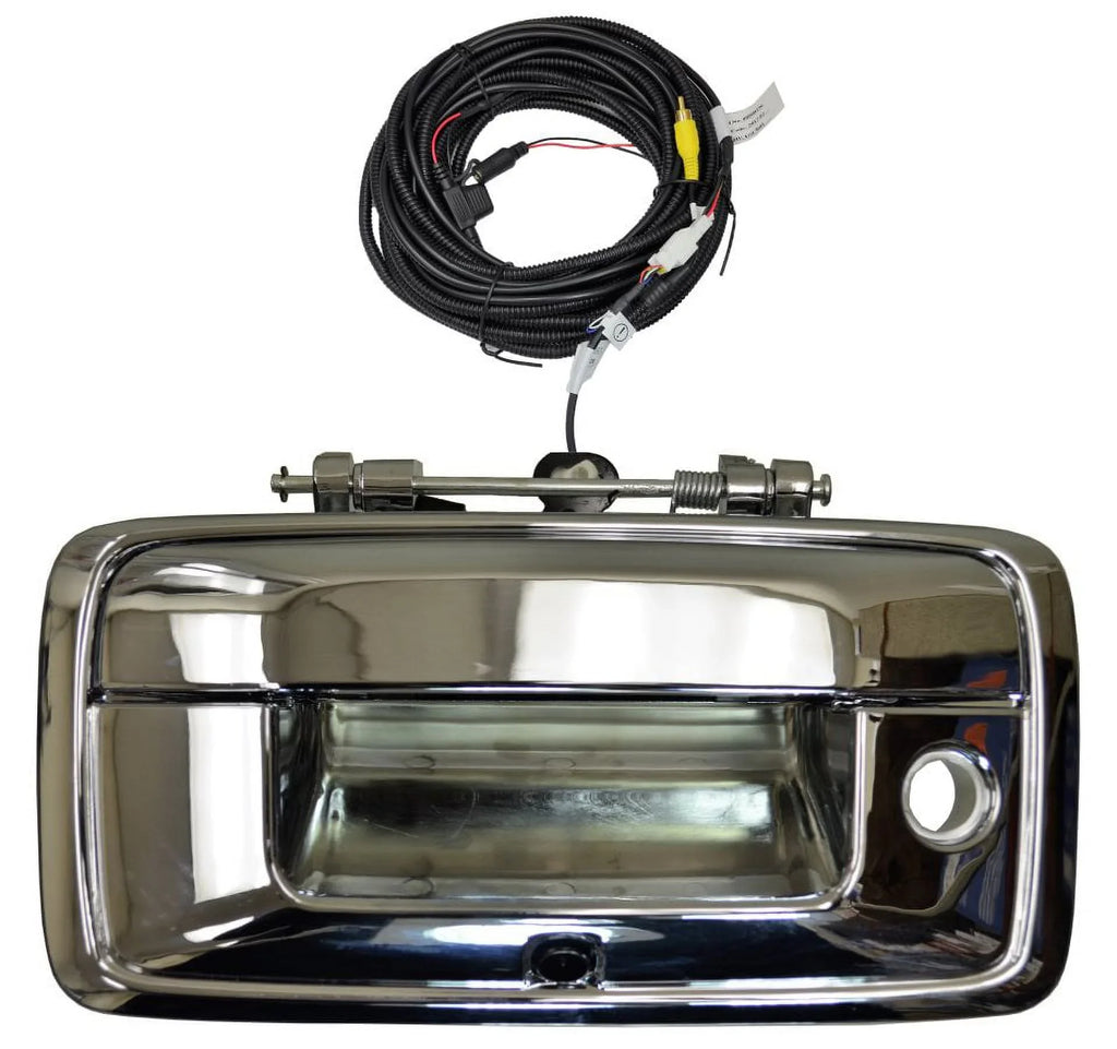 Warehouse select: Auto - GMC SILVERADO, 2016-2018 Tailgate with Handle, CHEVROLET Finish Chrome PT GM-3550M-TGCX SIERRA - Fits 2016-2018 Camera