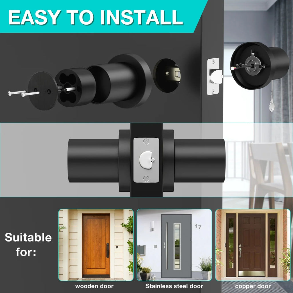 Digital Knob Smart Password Electronic App Control Keypad Door Lock Code