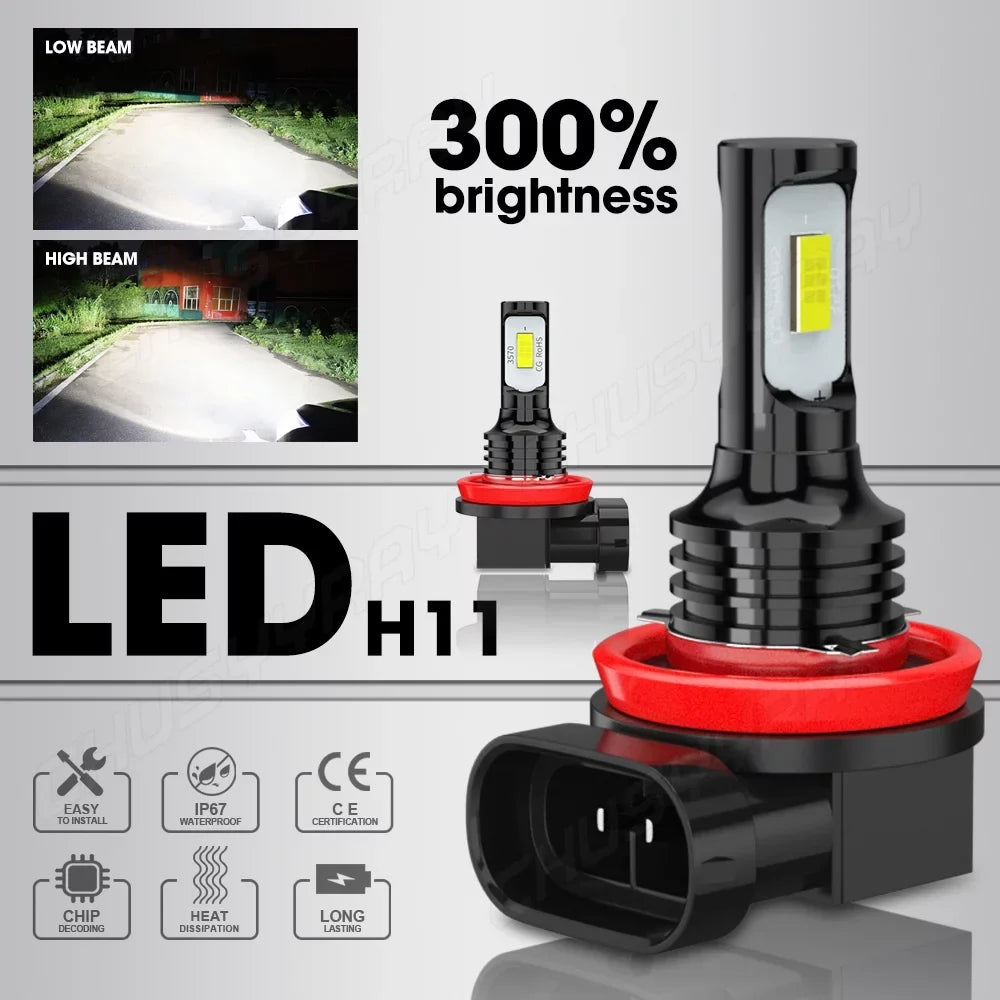 9005 Light LED HID Beam D4S D4S High Combo 6Pcs Bulbs 9005/HB3 Headlight Beam Low Fog
