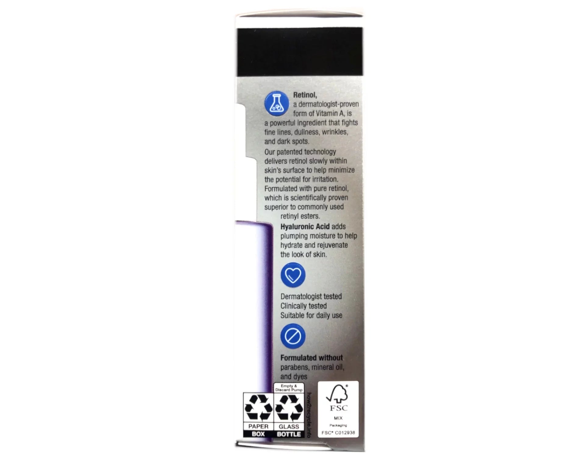 Neutrogena - Oz, Night Repair Rapid 1 3 Moisturizer Pack Wrinkle