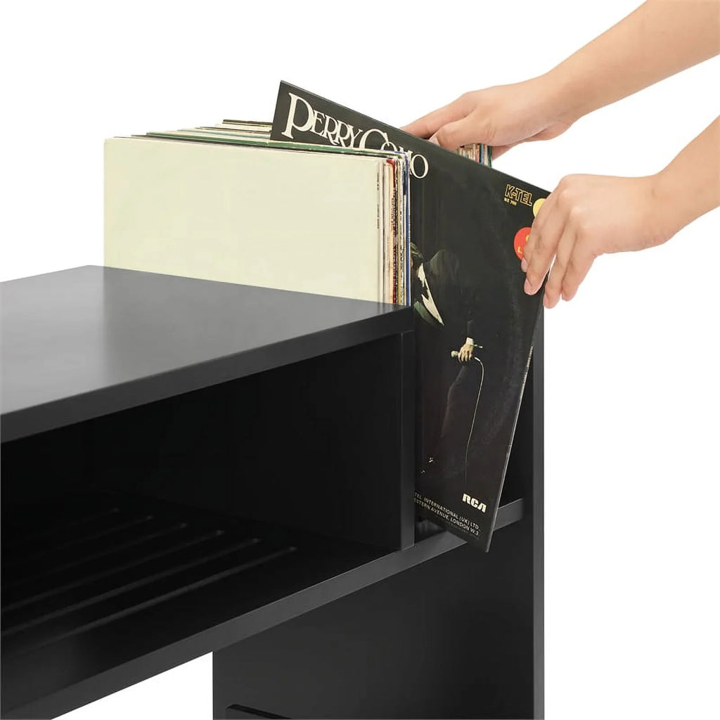 Center, Media Storage Portland Vinyl Console Crosley and Furniture Tv Entertainment Stand Record