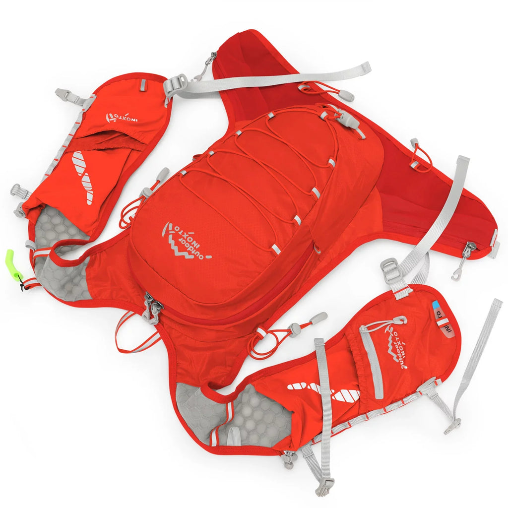 Capacity Store liquid Dcenta's Loading Bottle, in and 12L Backpack Versatile More Hydration Cellphone,
