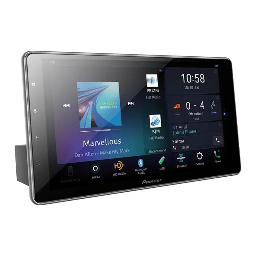 New Media 1-DIN DMH-WT7600NEX Digital & Pioneer Receiver 9" Backup Camera