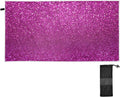 Blanket, Bestwell Swim Texture Dry Beach Towel Thin 30”X60” Towel Quick Sand Bath Free Lightweight Pool Multipurpose Oversized Glitter Shower Yoga Towel Towel, Microfiber