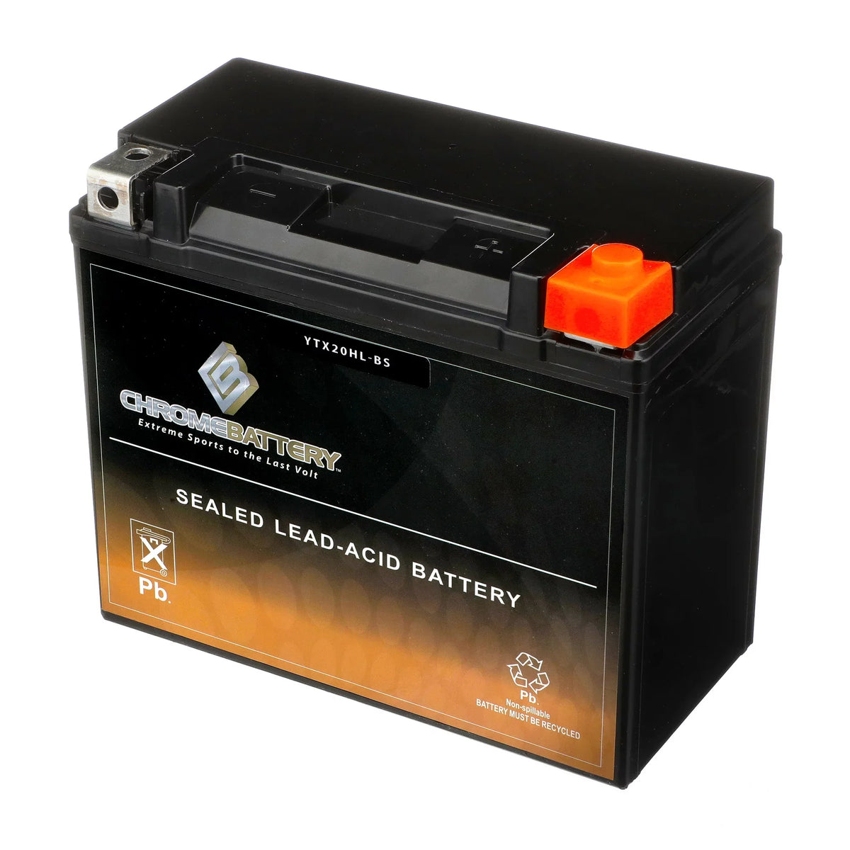 Battery 12 Js550 Battery Kawasaki YTX20HL-BS for Ski 1983 550cc Chrome Volt,18 Ah, Jet (20HL-BS CCA) 310