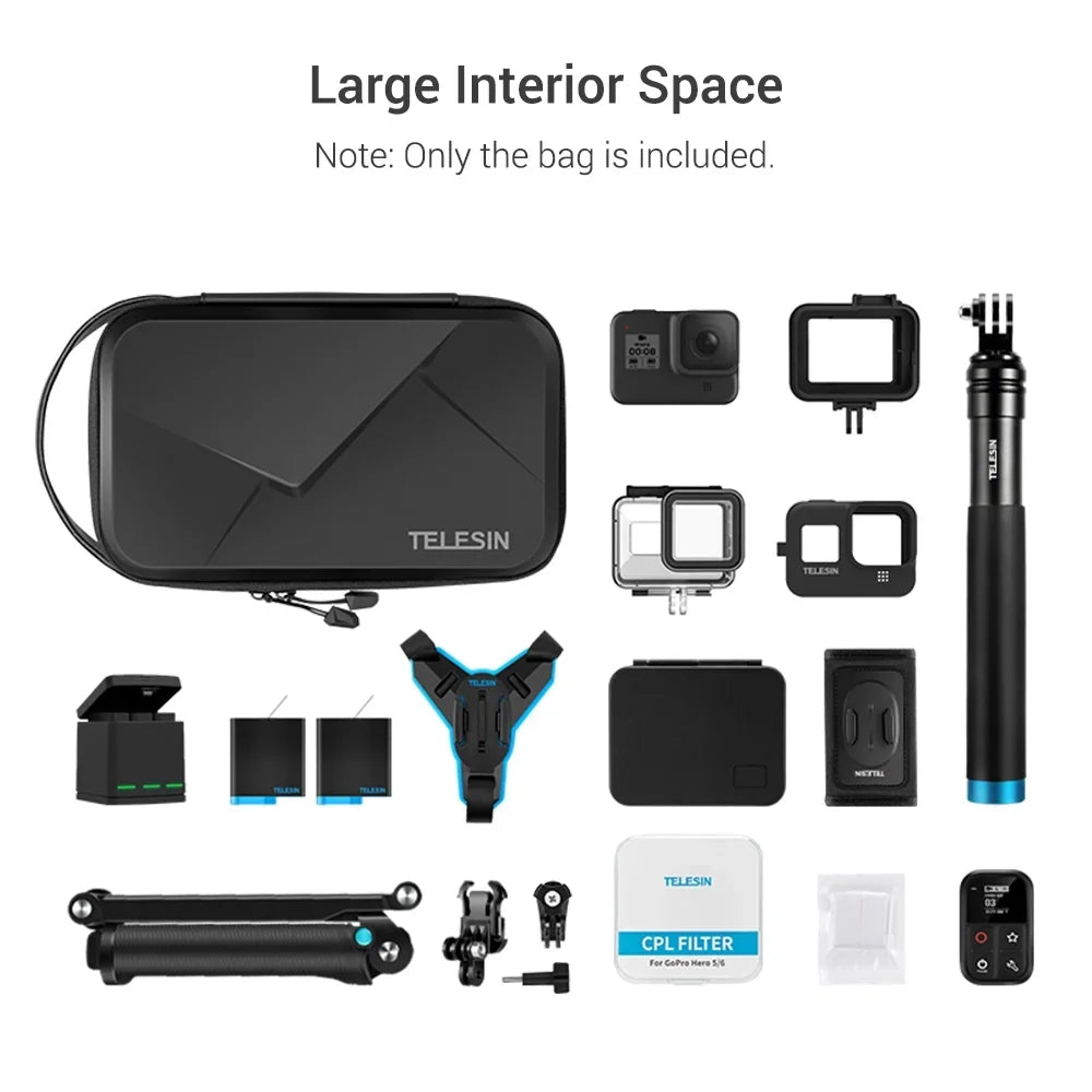 5/6/7/8 dsfen Waterproof Camera Camera Compatible 1 Box Camera Osmo Bag,R/One Camera ive TELESIN AINN Compatible Box Camera Case ERYUE X R/One QISUO