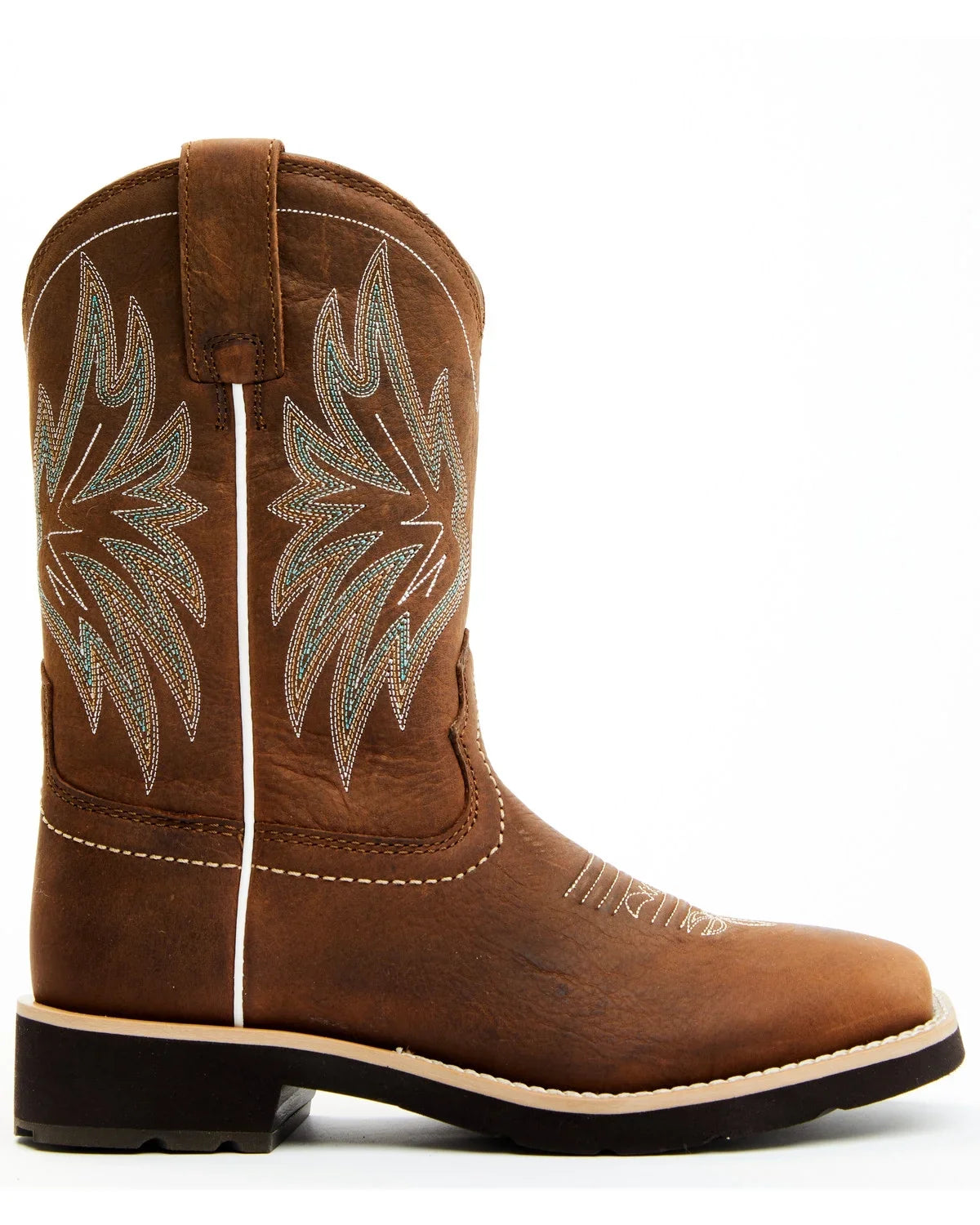 Brown M 9 Calyx Toe Broad Women's Xero Square US Performance Boot Western Gravity Shyanne
