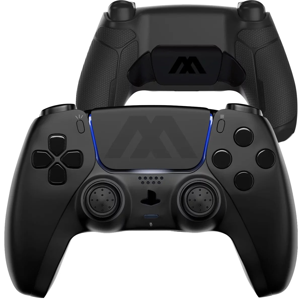 '+ Interchangeable PC Modded Controller Buttons Triggers, & & ModdedZone with Buttons Anti Controller Recoil Black Compatible Hair Custom PS5 Remap Tactical Extreme Thumbsticks FPS 2