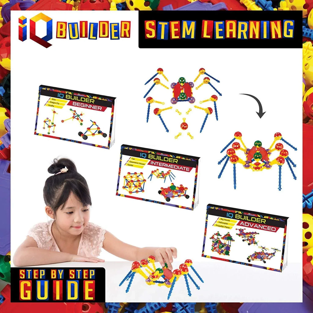 Kids Ages Year 9 Blocks for Creative Educational Set Engineering, Toy Construction Best - 5, Old, and 6, Learning STEM 8, Boys Girls Gift Building Toy BUILDER and IQ Toys, 10 for Fun 7,