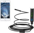 FT) iPhone Cable Metes,16.5 with Wireless HD Rigid Inspection PC 1200P for 8 Borescope Table Camera Endoscope Camera Android Light (5 Smartphone Pancellent Ipad Snake WiFi LED