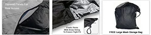 from Doo Covers climate Touring - Straps Sun with All Weatherproof Free & seat Trailerable - for & Bag Protect 1995-1996 - Full GTX Trailer - Fit - Sea Ski Gray/Black Custom Rain Jet