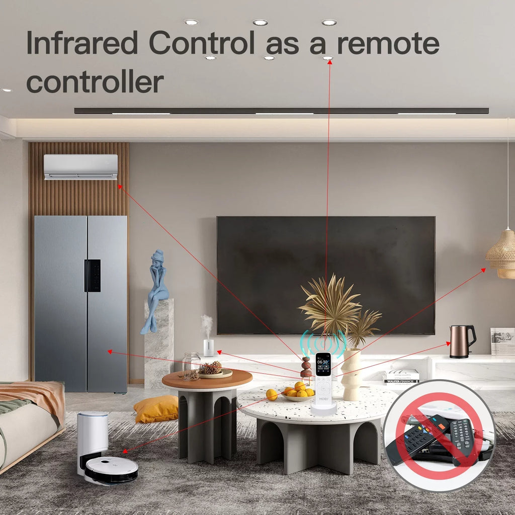 Control APP Screen Remote Panel IR Center Intelligent Touched Compatible Controller Center Remote Center Control with Panel Yabuy Controller Home IR WiFi MOES Control