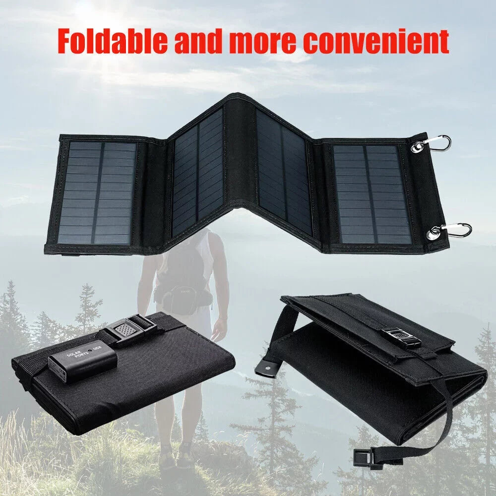 Portable iPhone, Laptop, Solar Caravan Power Panel for exterior Ipad, Travel Foldable 80W RV MDHAND Suitable Camping Suitable USB Port, Station, for