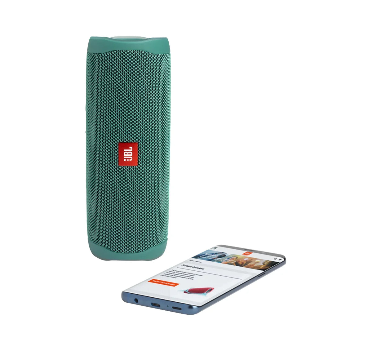 Box JBL Portable Bluetooth Green Speaker Open 5 ECO Flip