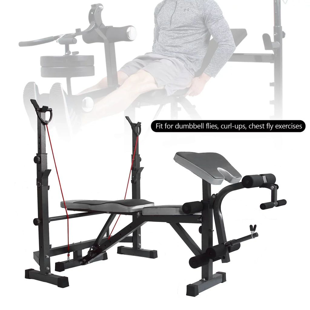 Preacher Workouts, Crunch Equipment Developer Handle Body Olympic Workouts Leg Bench, Home and with for for Bench Curl, Press At US Weight Champ Home Stock Workout