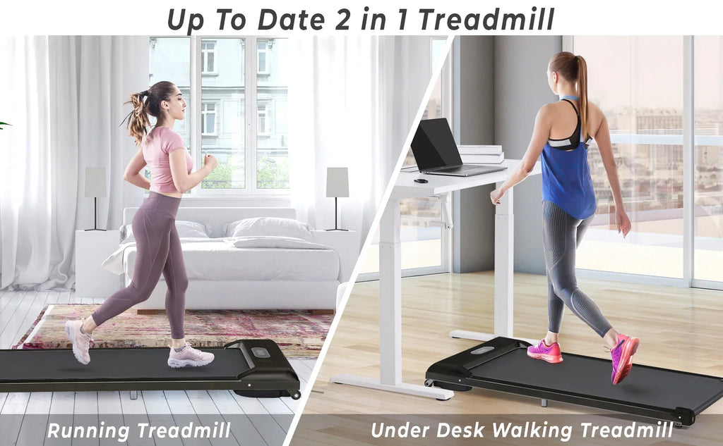 Office in 2.5HP for Walking Under Gym with Treadmill Use, Treadmill, 1 BTMWAY Electric Pad APP/speaker/Remote Bluetooth Pad Ultra-Quiet Desk Control/Display, Home Portable Treadmill 2 Walking