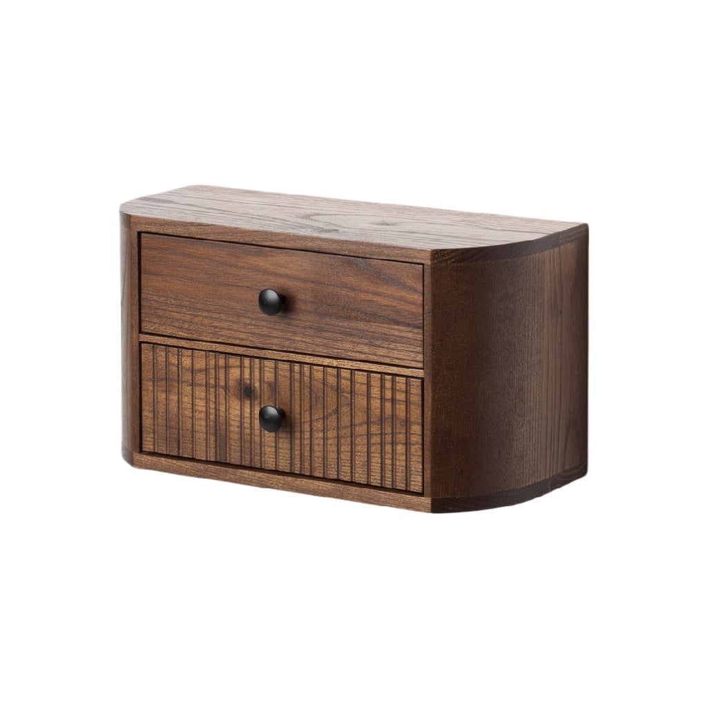 Modern Wooden Storage Drawer Cabinet with Two Drawers