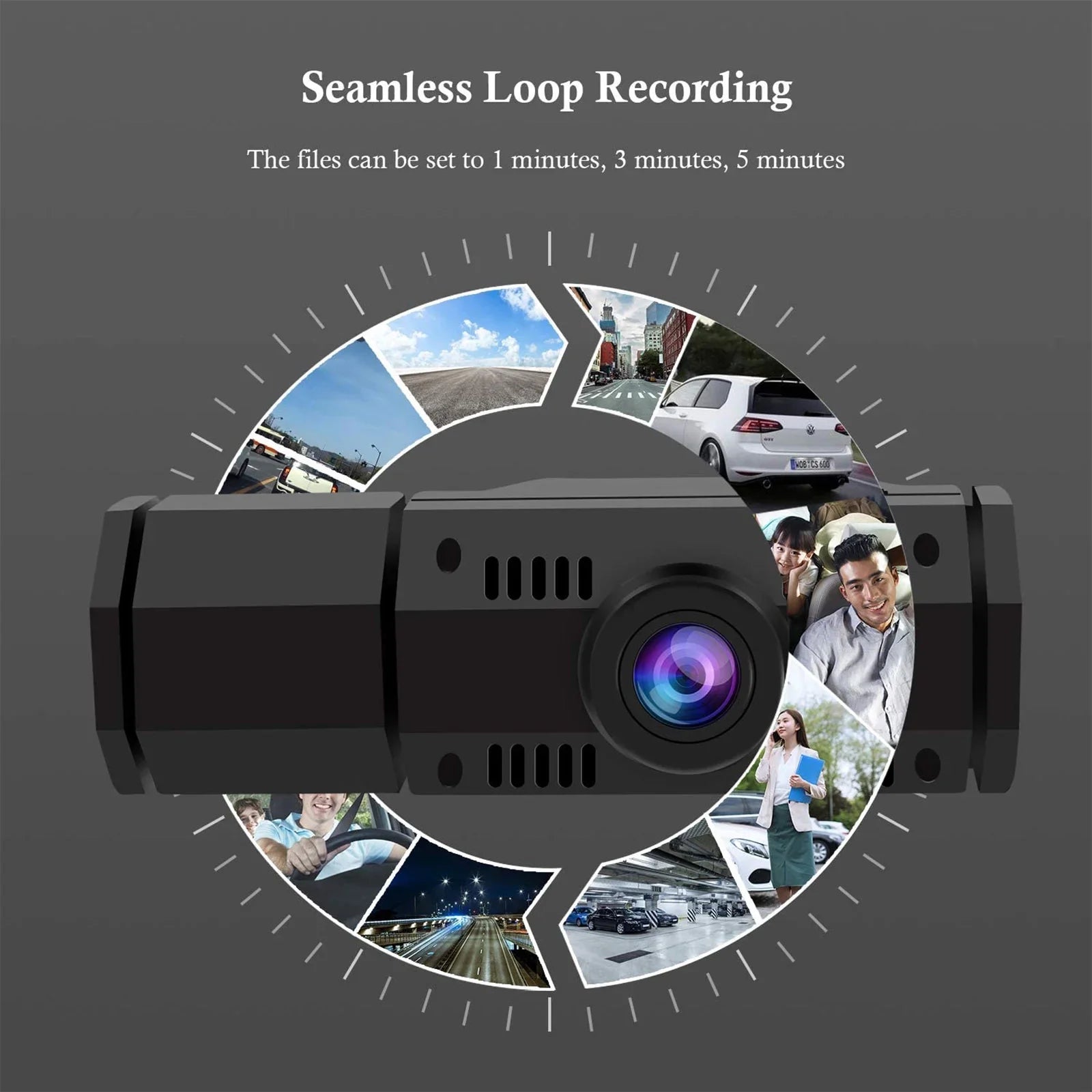 Car, Vision Dash with G-Sensor, Recording, Driving Cam, Interior Dual TSV Night Recorder Taxi Camera Loop Dual FHD 1080P for Front Mode Dashcam, IR Dash Parking