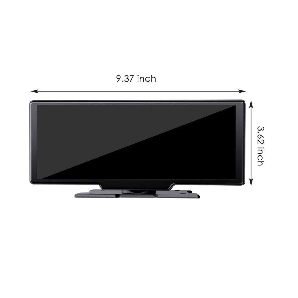 Lens Recording, KingFurt with Touch Dash Dual Camera Connectivity, 1080P Android Screen, T91 - 2K Enhanced WiFi Wireless Auto,