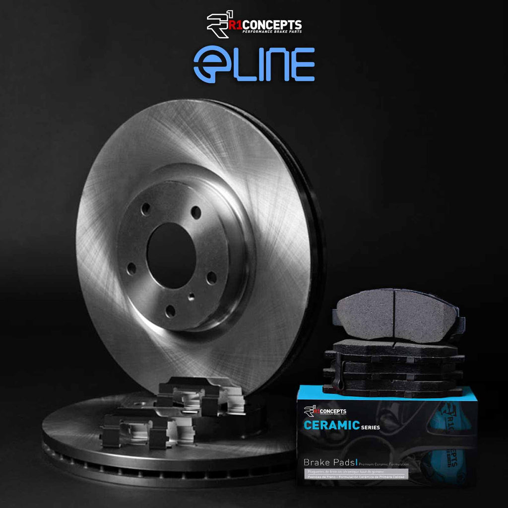 and Brakes Rotors Concepts Kit Rotors Rotors Brake and |Front R1 Ceramic Brake and Brake Pads Kit |Hardware Front WFWH1-67107 Pads| Pads|