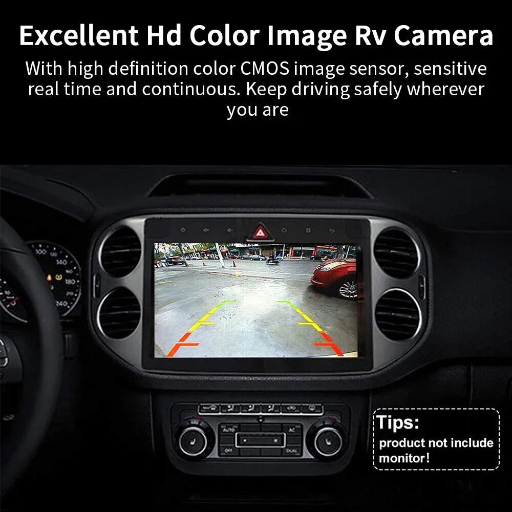 Cars Vision Wired IP68 Night Waterproof Cam - Angle Backup Universal 170° View Viewing KingFurt - Camera Rear American for -