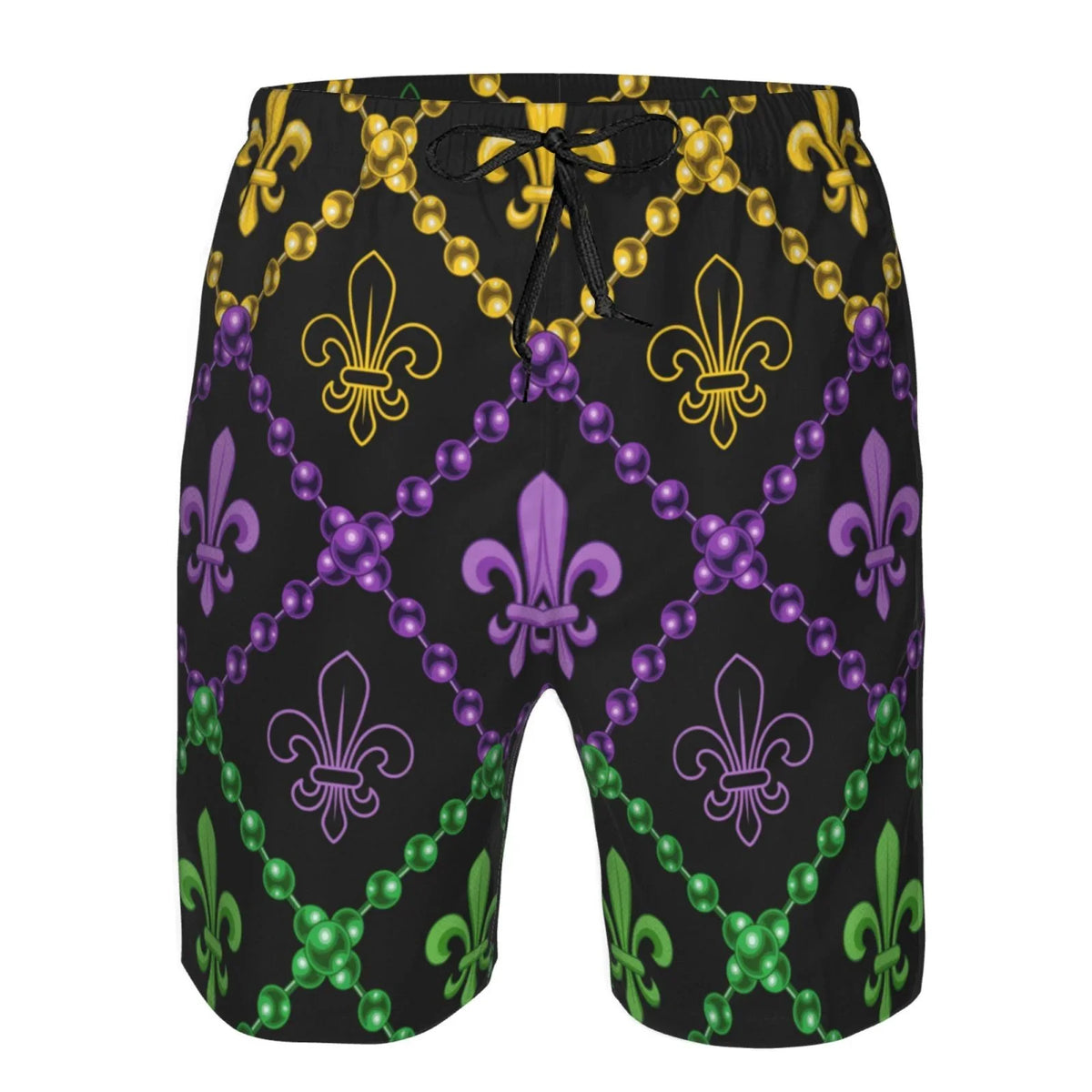Trunks Swim Beach Shorts Mardi Gra Funny Geometric Quick With Lukts Dry Swim Shorts Mens