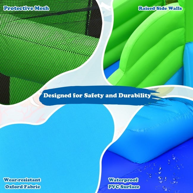 Bounce Splashing Pool with 7 1 in House Inflatable