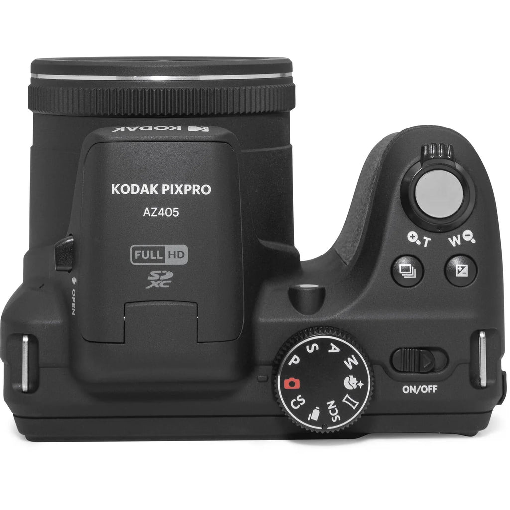 Digital (Black) + Kodak - AZ405 Extra LED PIXPRO + Kit 128GB Battery Camera